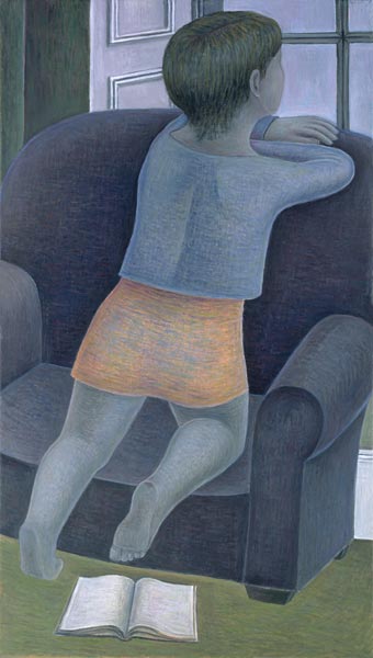 Girl on Chair, 2002 (oil on canvas)  from Ruth  Addinall
