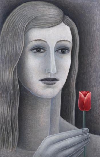 Girl with Tulip