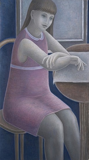 Young Girl Reading, 2008 (oil on canvas)  from Ruth  Addinall