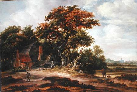 Wooded Landscape near Haarlem from Salomon Rombouts