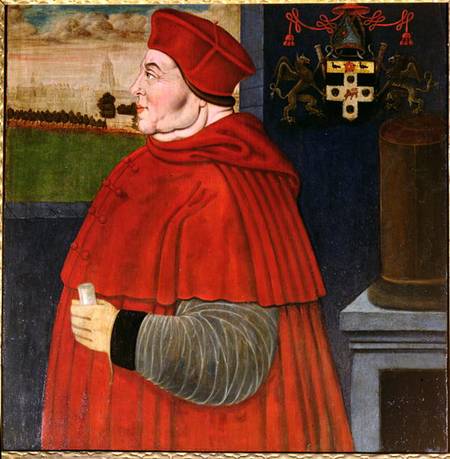 Portrait of Thomas Wolsey (c.1475-1530) from Sampson Strong