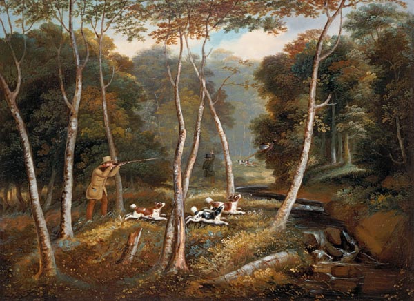 At the pheasant hunting. from Samuel Egbert Jones
