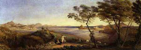 The Bay of Baiae from Monte Nuovo from Samuel Palmer