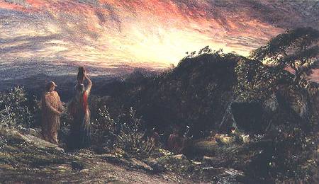 The Dawn of Life (w/c and gouache) from Samuel Palmer