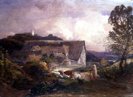 A Farmyard at Princes Risborough from Samuel Palmer