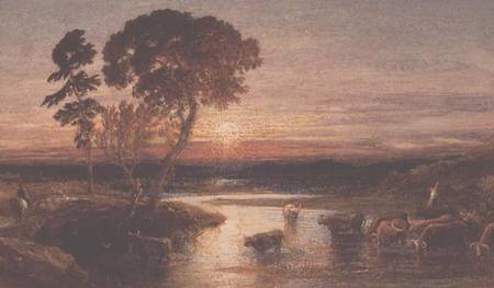 Going to the Fold, Sunset from Samuel Palmer