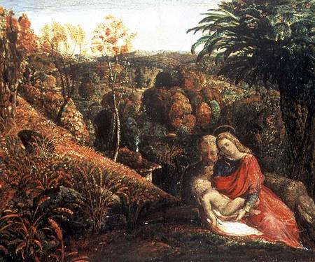 The Rest on the Flight into Egypt from Samuel Palmer
