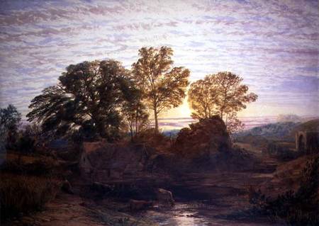 The Water Mill from Samuel Palmer