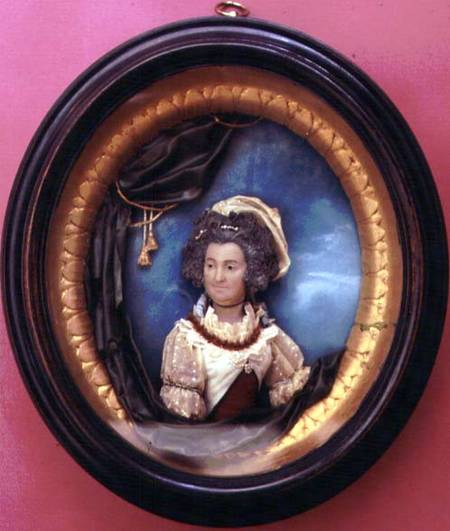 Miniature portrait of Mary Berry (1763-1852) from Samuel Percy