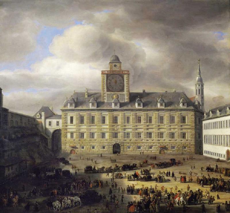 Der innere Burgplatz in Wien from Samuel van Hoogstraten