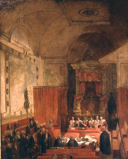 The Passing of the Reform Bill in 1832 from Samuel William I Reynolds