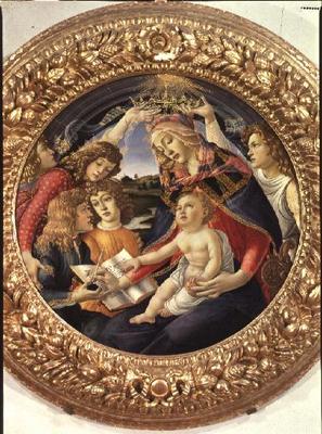 Madonna of the Magnificat, 1482 (tempera on panel) from Sandro Botticelli