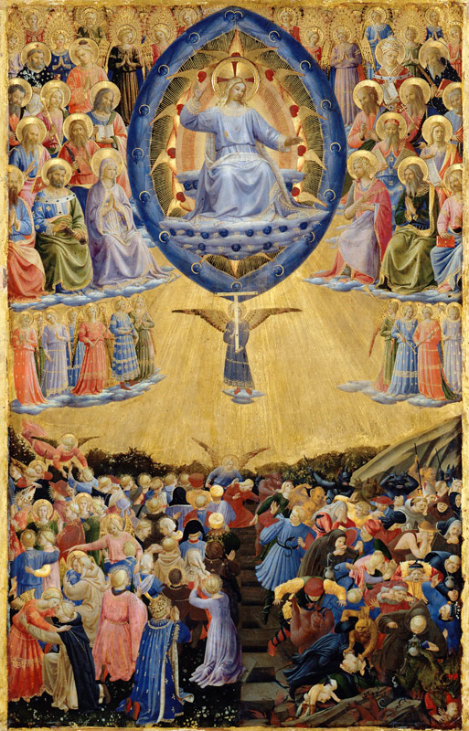 The Last Judgment (Winged Altar, Central Panel) from Sandro Botticelli