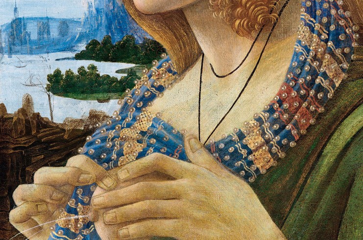 Allegorical Portrait of a Woman (Simonetta Vespucci). Detail from Sandro Botticelli