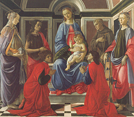 Altar des Hl. Ambrosius. from Sandro Botticelli