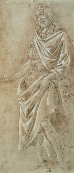 Study of St. John the Baptist from Sandro Botticelli