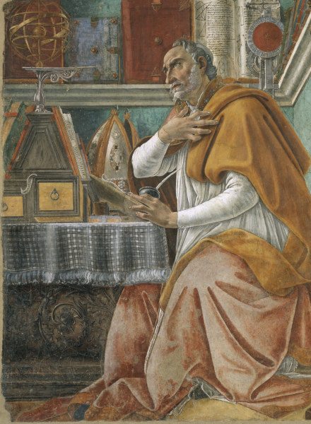 Botticelli / Saint Augustinus / c.1480 from Sandro Botticelli