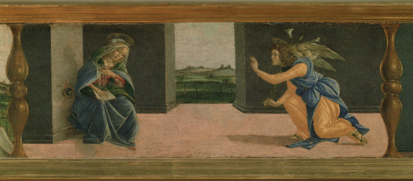 Botticelli, Verkündigung / Predella from Sandro Botticelli