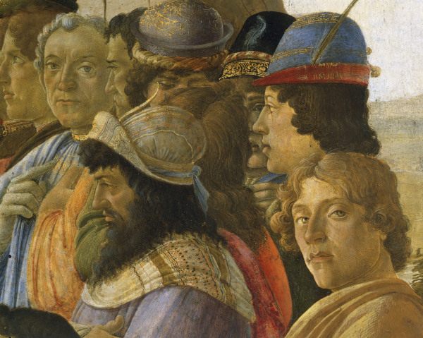 Botticelli, Worship Kings, section. from Sandro Botticelli