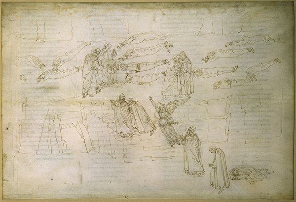 Dante, Göttliche Komödie / Botticelli from Sandro Botticelli