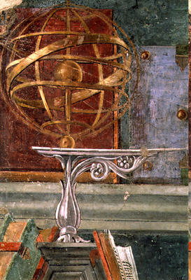 Detail from St.Augustine in his study showing an armillary sphere (see also 44371) from Sandro Botticelli