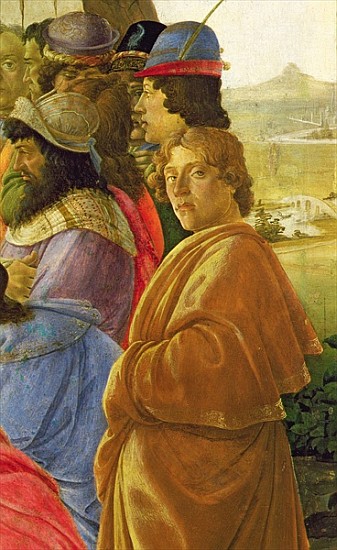 Detail of the Adoration of the Magi (see also 395) from Sandro Botticelli