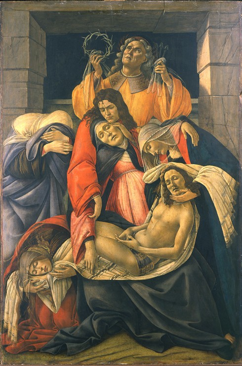 The Lamentation over the Dead Christ from Sandro Botticelli