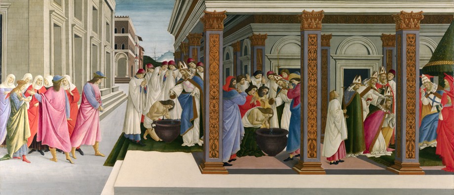 Three Miracles of Saint Zenobius from Sandro Botticelli