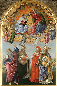 Krönung Mariae from Sandro Botticelli