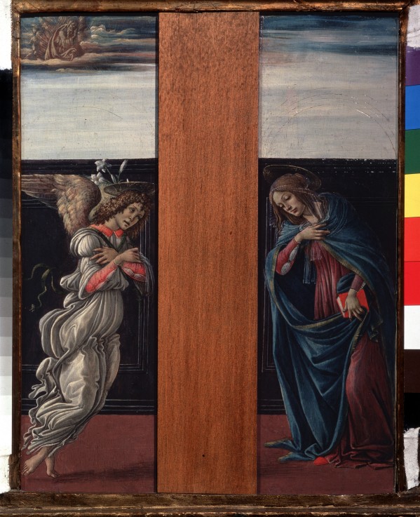 The Annunciate Virgin and Archangel Gabriel from Sandro Botticelli
