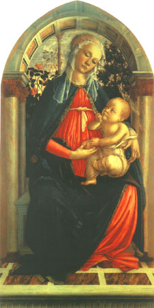 Madonna in the Rosegrove from Sandro Botticelli