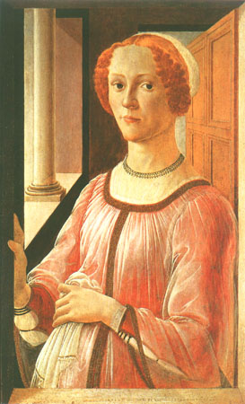 Portrait of a lady from Sandro Botticelli
