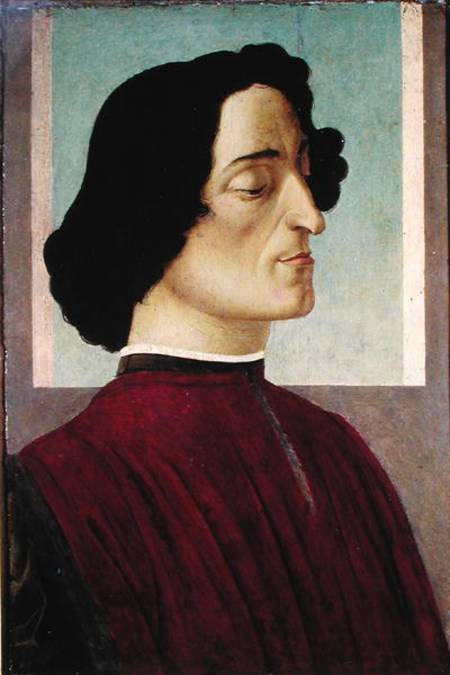 Portrait of Giuliano de' Medici (1478-1534) from Sandro Botticelli