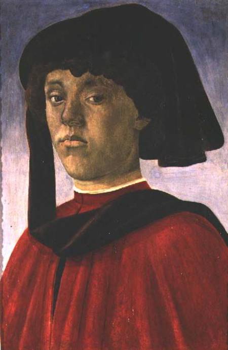 Portrait of a Young Man from Sandro Botticelli