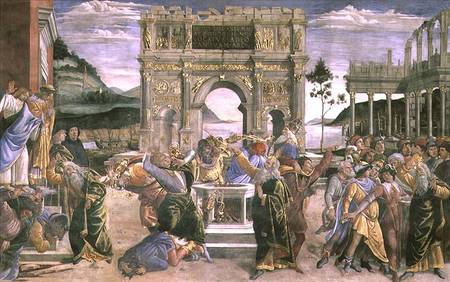 The Punishment of Korah, Dathan and Abiram from Sandro Botticelli
