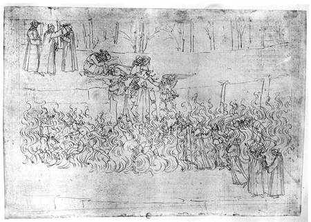 Purgatory from 'The Divine Comedy' by Dante Alighieri (1265-1321) from Sandro Botticelli