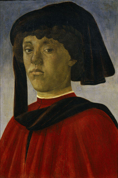 S.Botticelli / Portrait of a young man from Sandro Botticelli