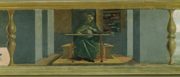 S.Botticelli, Augustinus in der Zelle from Sandro Botticelli