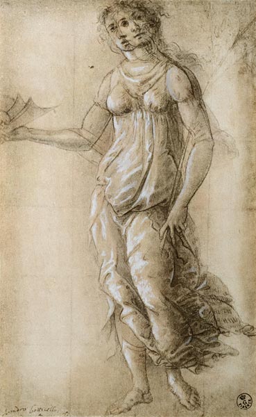 Study of Athene from Sandro Botticelli