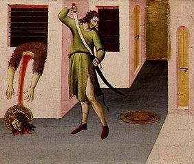 The decapitation of Johannes ' of the Täufers.