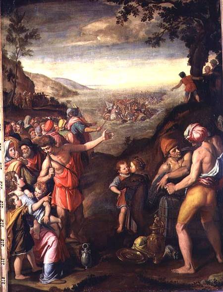 The Crossing of the Red Sea from Santi di Tito