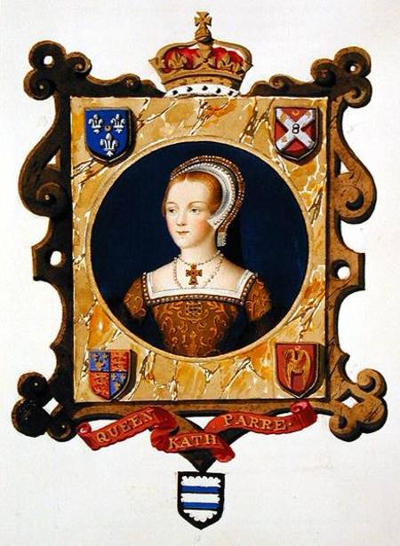 Portrait of Katherine Parr (1512-48) 6th Queen of Henry VIII as a Young Woman from 'Memoirs of the C from Sarah Countess of Essex