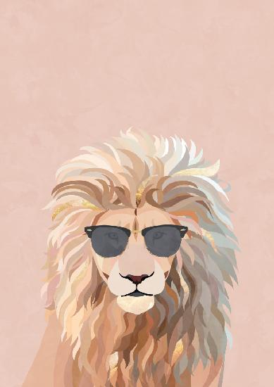 Cool cat lion