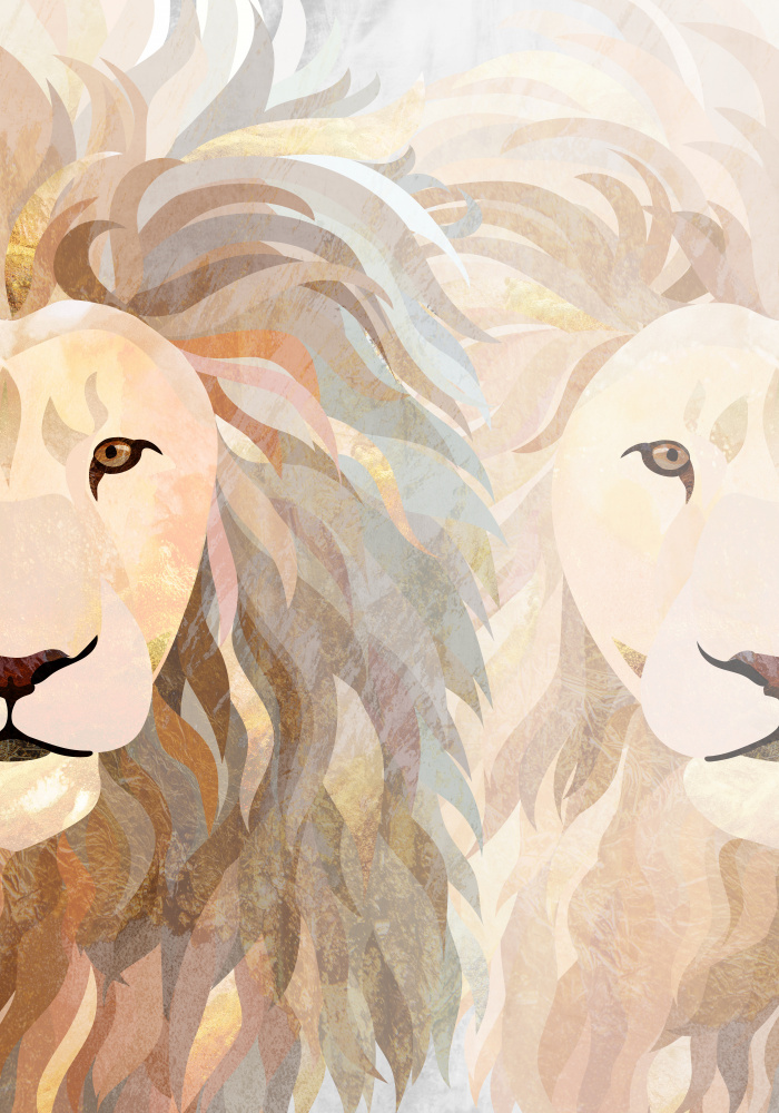 Lion half face 2 from Sarah Manovski