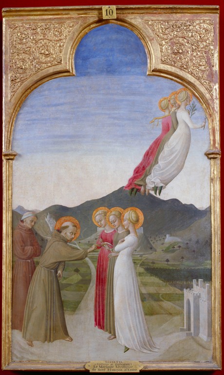 The Mystical Marriage Of St. Francis Of Assisi from Sassetta