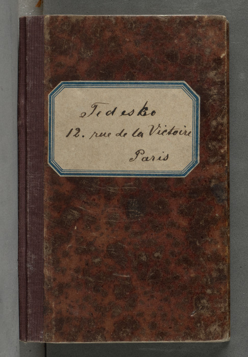 Verzeichnis der Werke für Tedesco, Paris from Schreyer Adolf