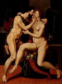 Vulkano and Ceres. from School of Fontainebleau