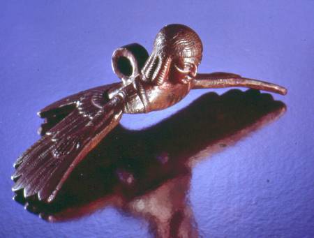 Cauldron handle, bird with the torso of a woman from Scythian