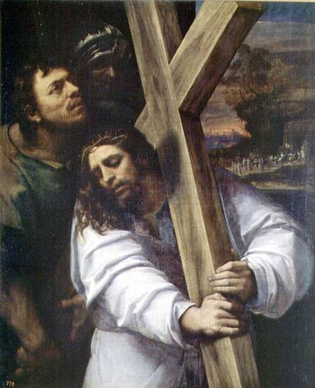 Jesus Carrying the Cross from Sebastiano del Piombo