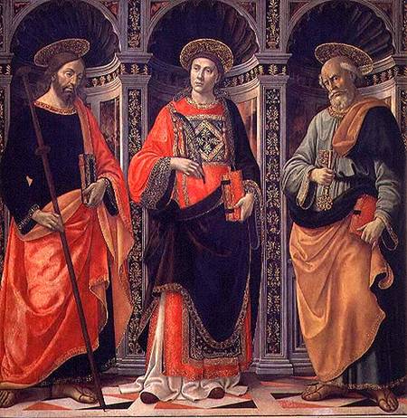 St. James, St. Stephen and St. Peter from Sebastiano Minardi